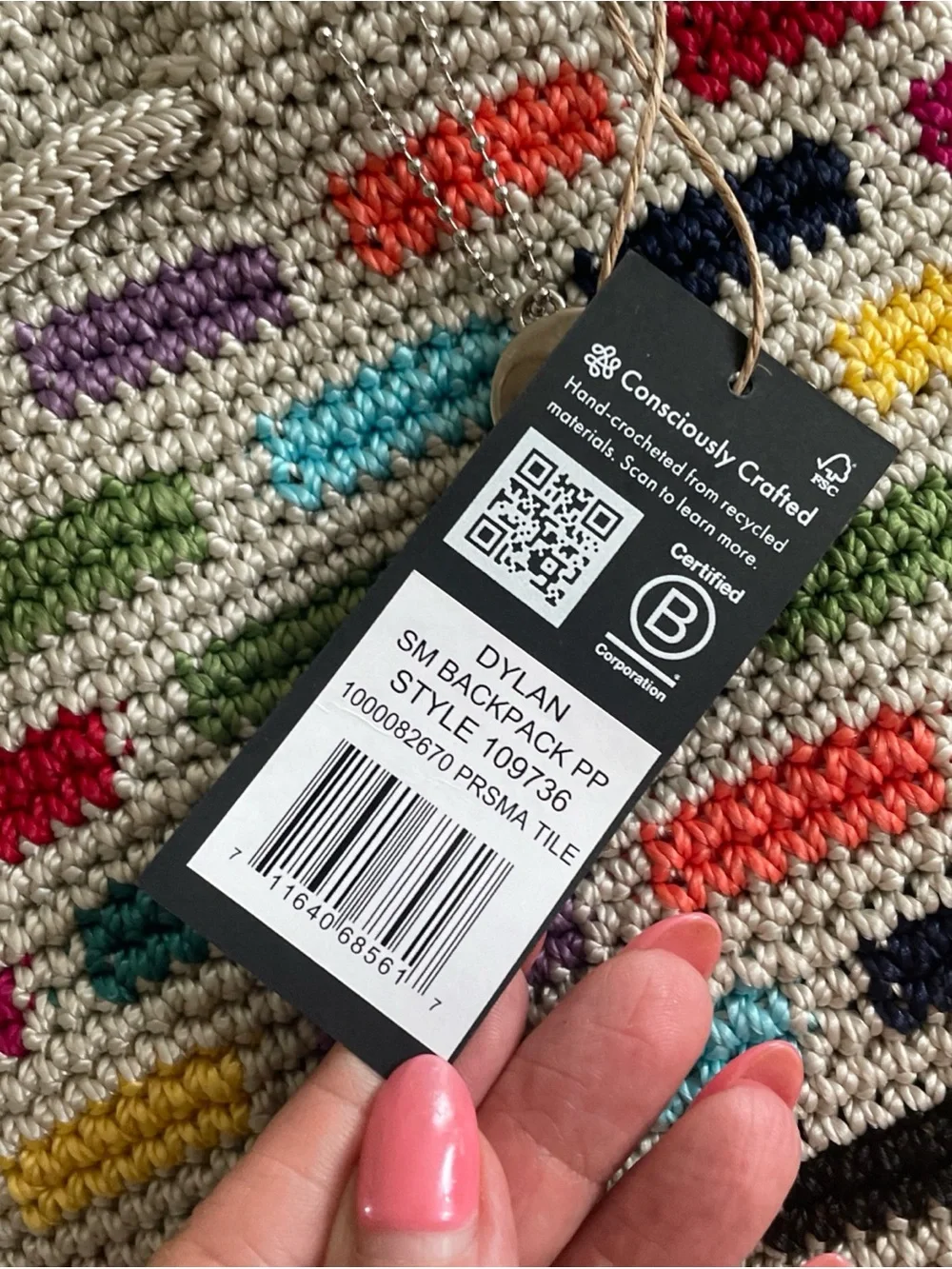 The Sak cream crochet
